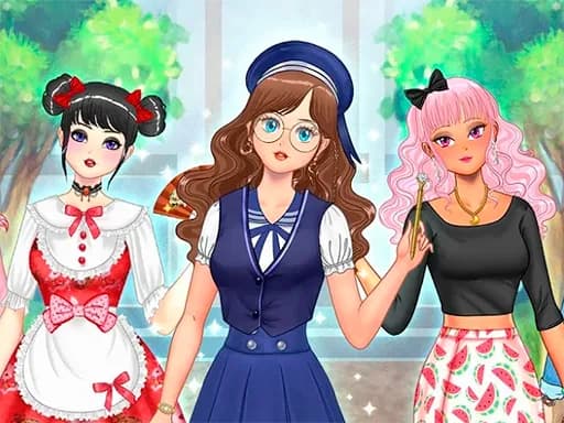 Kawaii Lise Öğretmeni Giydirme