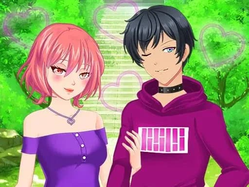 Kızlar için Anime Çiftleri Giydirme Oyunu