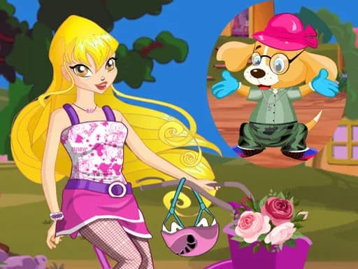 Winx Stella ve Yavru Köpeği