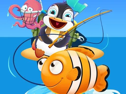 Bebek Penguen Balık Tutma