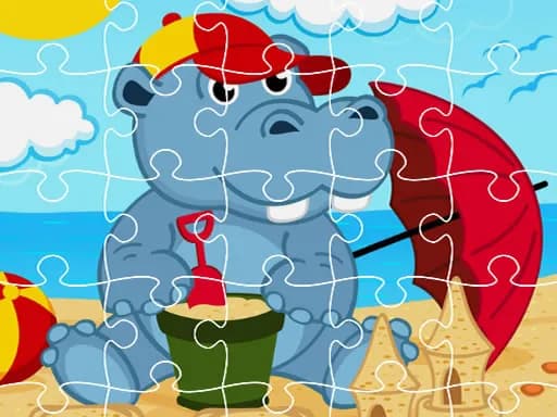 Hippopotam Jigsaw