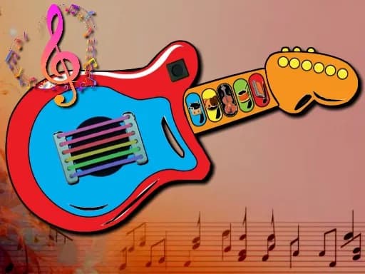Çocuklar için Gitar Müzik Zamanı