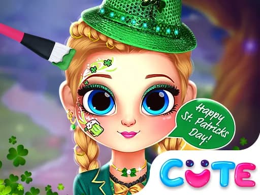 Küçük Lily St.Patrick Günü Fotoğraf Çekimi