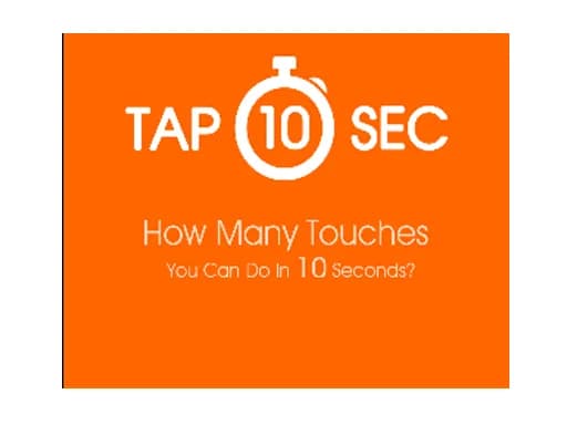 TAP 10 S : Ne Kadar Hızlı Tıklayabilirsin?