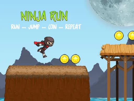 Ninja Run - Tam Ekran Koşu Oyunu