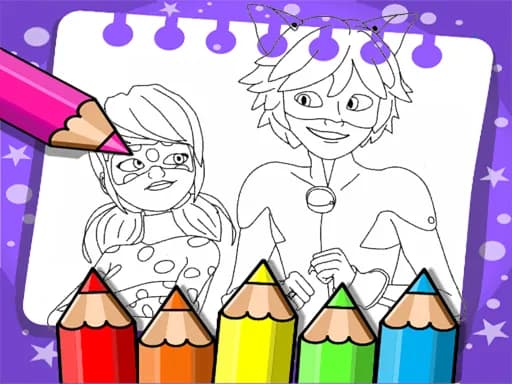 Miraculous Ladybug Boyama Kitabı