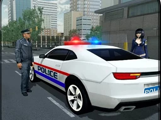 Amerikan Hızlı Polis Aracı Sürüş Oyunu 3D