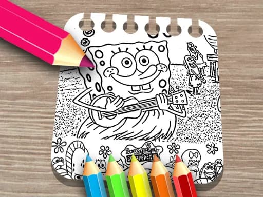 Sponge on the Run Boyama Kitabı