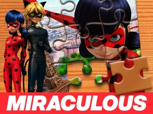 Miraculous Ladybug & Cat Noir Yapboz