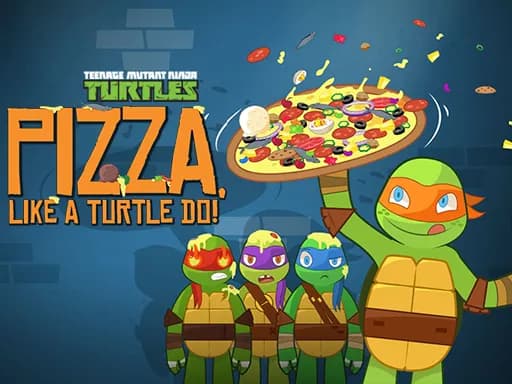 Ninja Kaplumbağaları: Kaplumbağa Gibi Pizza Yap!