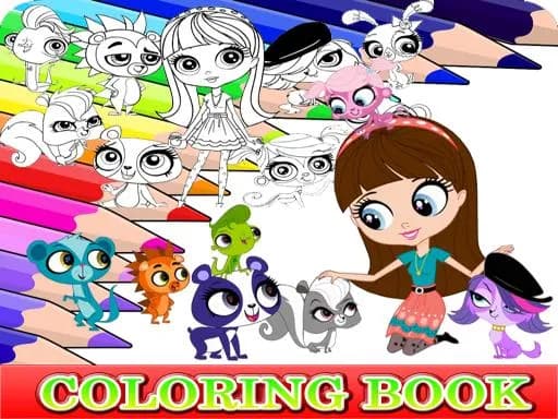 Littlest Pet Shop Boyama Kitabı