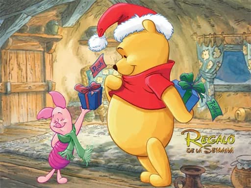 Winnie the Pooh Noel Yapboz Bulmacası
