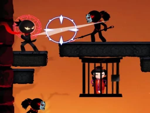 Ninja Çubuk Adam Savaşçısı HTML5