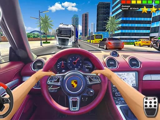 Şehir Trafik Yarışçısı - Aşırı Sürüş Simülatörü