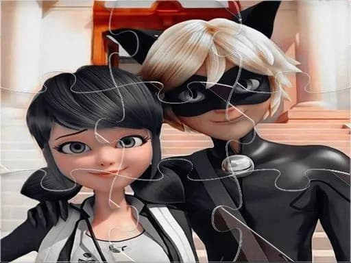 Böcek & Kedi Noir Yapboz