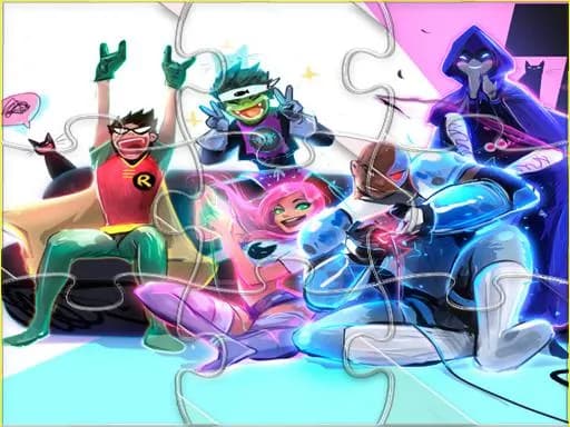 Teen Titans Eşleştirme 3 Bulmaca