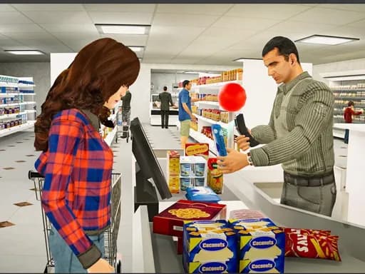 Alışveriş Merkezi Kızı - Süpermarket Alışveriş Oyunları 3D