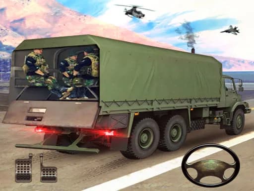 Kamyon Oyunları Simülatörü Yeni ABD Ordusu Kargo Taşımacılığı