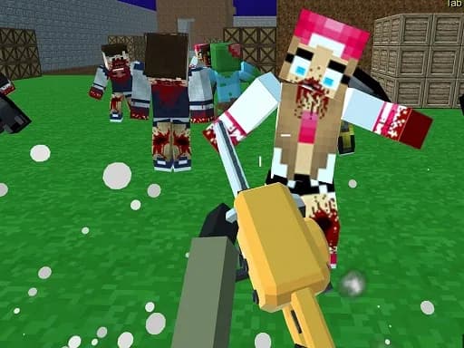 Gelişmiş Blocky SWAT Zombi