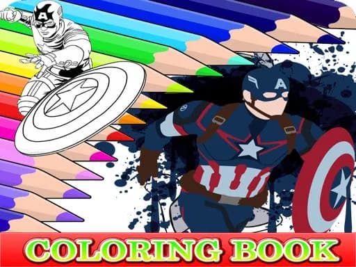 Kaptan Amerika Boyama Kitabı