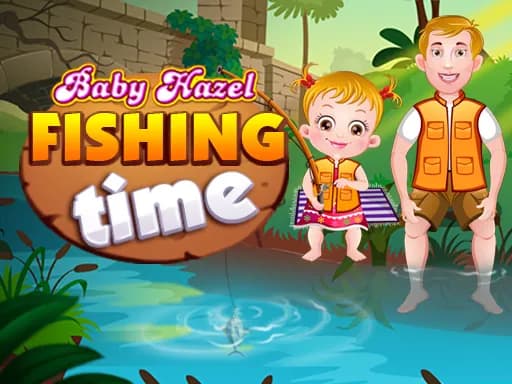 Bebek Hazel Balık Tutma Zamanı