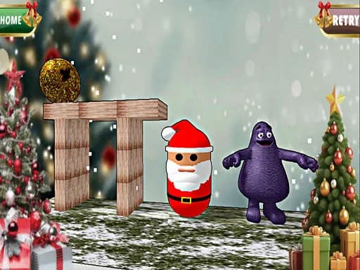 Noel Baba Grimace ile Buluşuyor