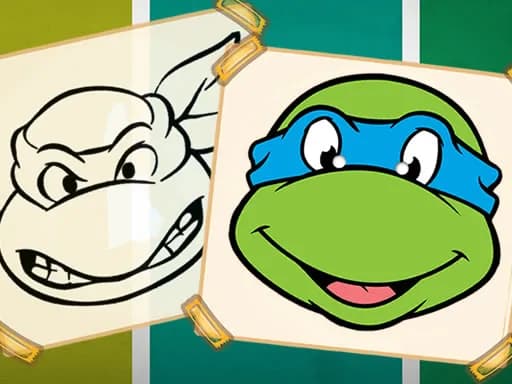 Ninja Kaplumbağaları Boyama Kitabı