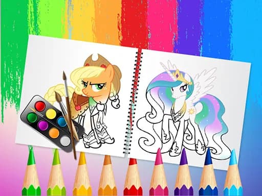 Tatlı Pony Boyama Kitabı