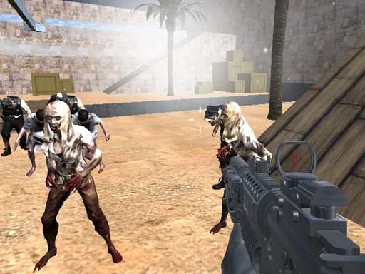 Savaş Çatışması Zombi Hayatta Kalma Çoklu Oyuncu
