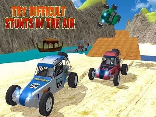 Offroad Kart Beach Stunt : Buggy Araba Sürüş Oyunu