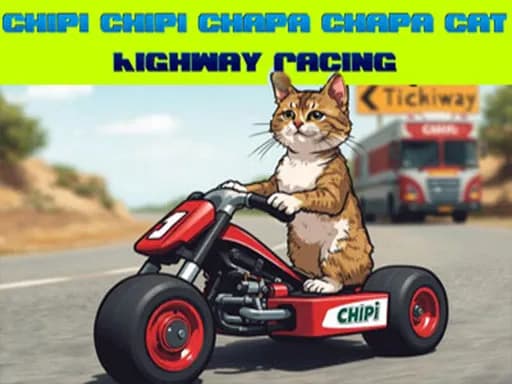 Chipi Chipi Chapa Chapa Kedi Otoyolu Yarışı