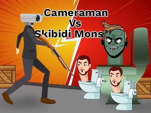 Kameraman vs Skibidi Canavarı: Eğlenceli Savaş