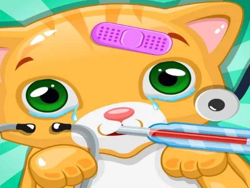 Küçük Kedi Doktoru Evcil Hayvan Veterineri Oyunları