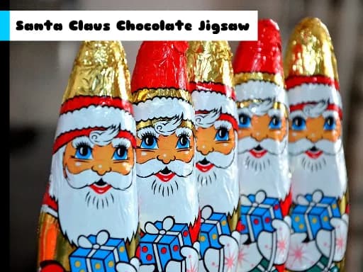 Santa Claus Çikolata Yapbozu