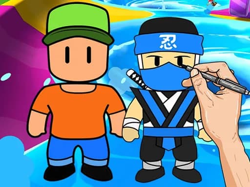Stumble Guys Boyama Kitabı